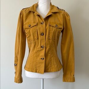 Kut from the Kloth Yellow Utility Jacket